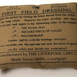 Wwi Wwii Us British First Aid Shell Field Dressing Bandage