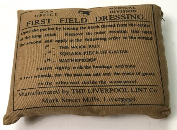 Wwi Wwii Us British First Aid Shell Field Dressing Bandage