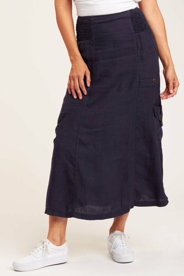 XCVI Francine Maxi Skirt in Blue