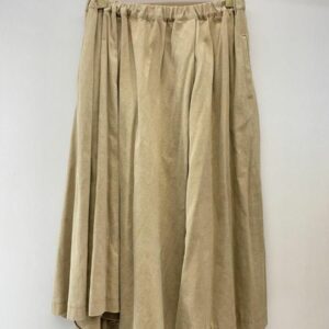 Yohji Yamamoto x YS Asymmetrical Maxi Skirt in Beige, Women's (Size 28)