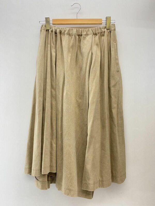 Yohji Yamamoto x YS Asymmetrical Maxi Skirt in Beige, Women's (Size 28)