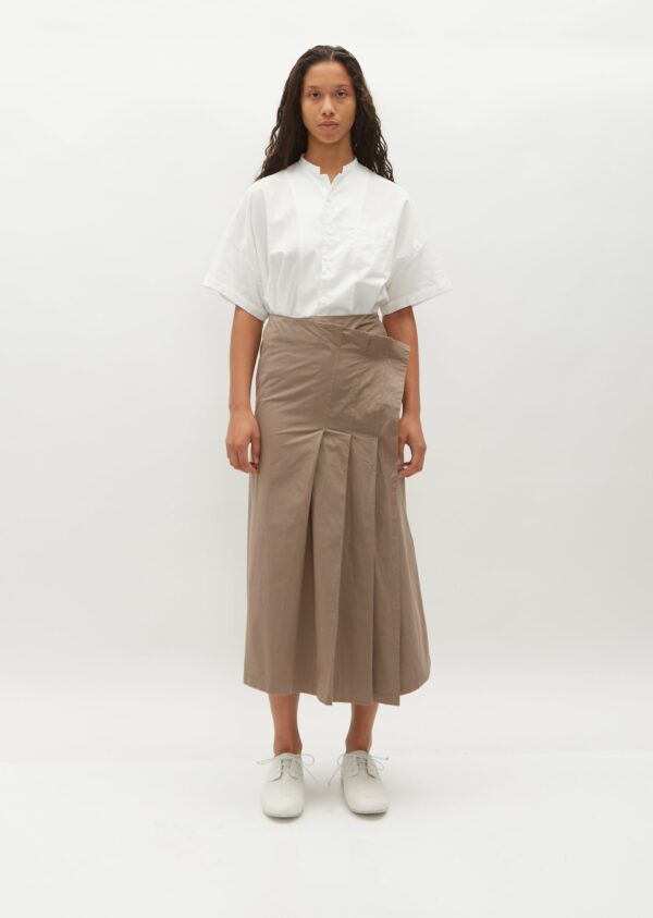 Y's Pleated Wrap Skirt ?? Beige Beige 1 Size: 1