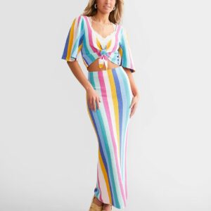 Z Supply Iman Prism Maxi Skirt