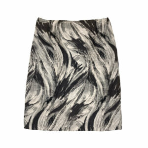 Zac Posen Brushstroke Jacquard Pencil Skirt