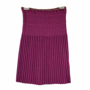 Zac Posen Pleated Knit Skirt