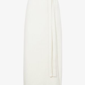 Zadie Knit Wrap Skirt in Wool Blend