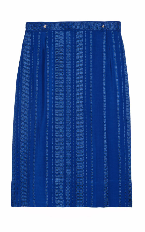 Zeus+Dione - Nemea Silk-Blend Wrap Skirt - Blue - FR 36 - Moda Operandi