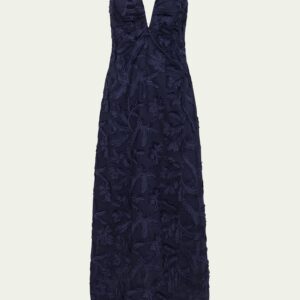 Zhen Embroidered Strapless Maxi Dress