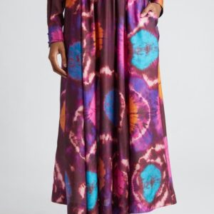 Zimmermann Acadian Tie Dye Silk Maxi Skirt in Tie Dye Multi at Nordstrom, Size 3