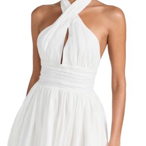 Zimmermann August Halter Mini Dress Ivory 1