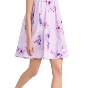 Zimmermann Lightburst Puff Mini Dress Purple Floral 3