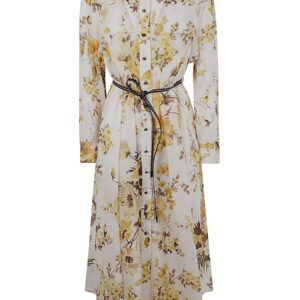 Zimmermann Ottie Tuck Shirt Dress Clothing