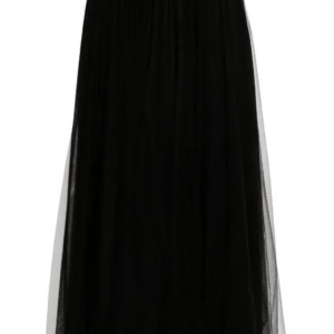 Zimmermann Tulle Midi Skirt in Black, Women's (Size 28)