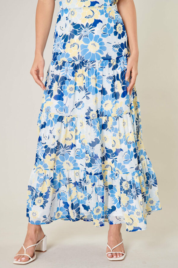 Zippy Seaside Bellingham Tiered Maxi Skirt