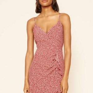 Zoey Floral Print Ruched Mini Dress