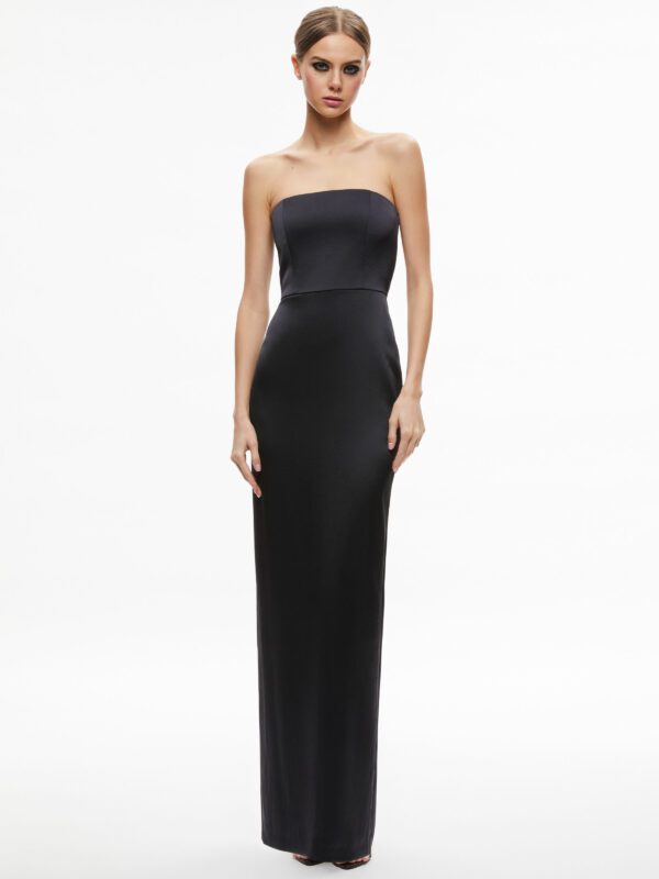 alice + olivia DOREEN STRAPLESS MAXI DRESS