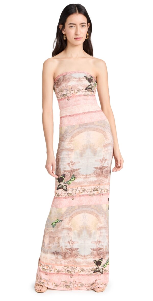 alice + olivia Delora Strapless Dress Versailles 14