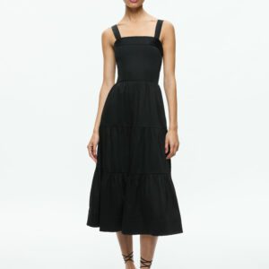 alice + olivia SAIGE MIDI DRESS