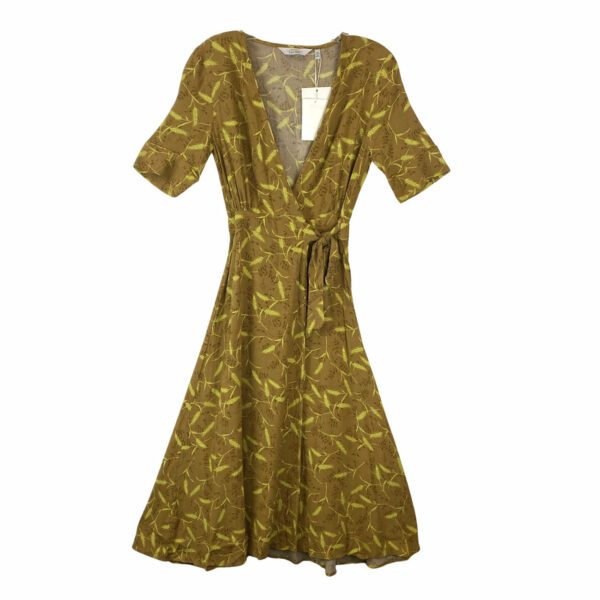 & Other Stories Floral Print Midi Wrap Dress