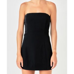 endless rose Women's Tube Mini Dress - Black