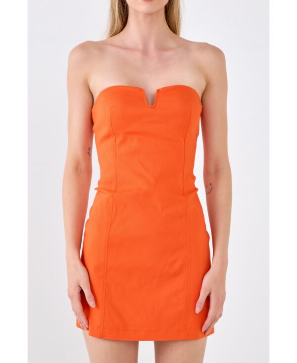 endless rose Women's Tube Mini Dress - Orange