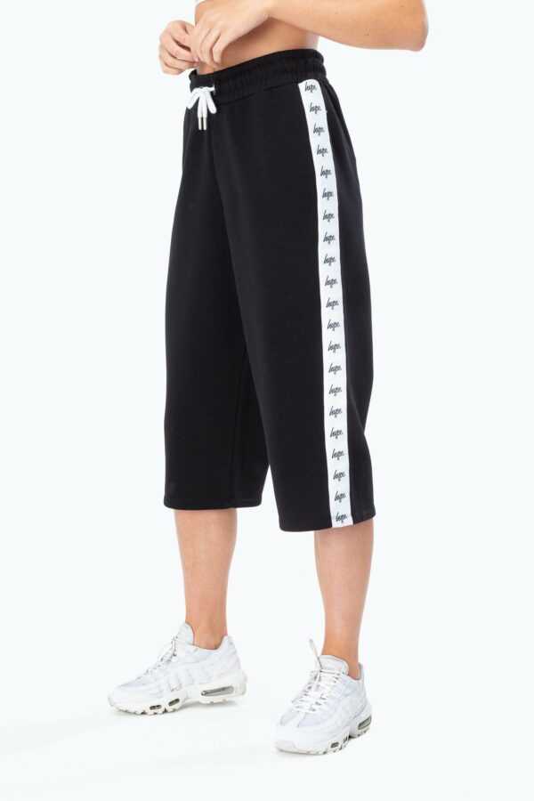 hype black just hype tape womens culottes