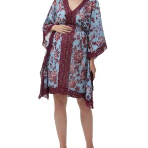 kimi + kai Maternity Boho Dress - Multicolored