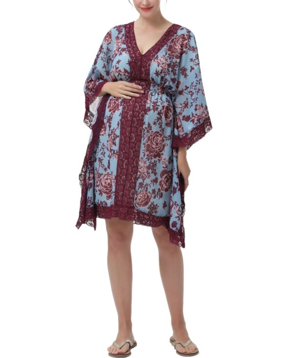 kimi + kai Maternity Boho Dress - Multicolored