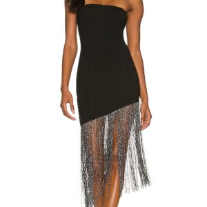 superdown Cleo Strapless Dress in Black. - size XS (also in L, M, S, XXS)