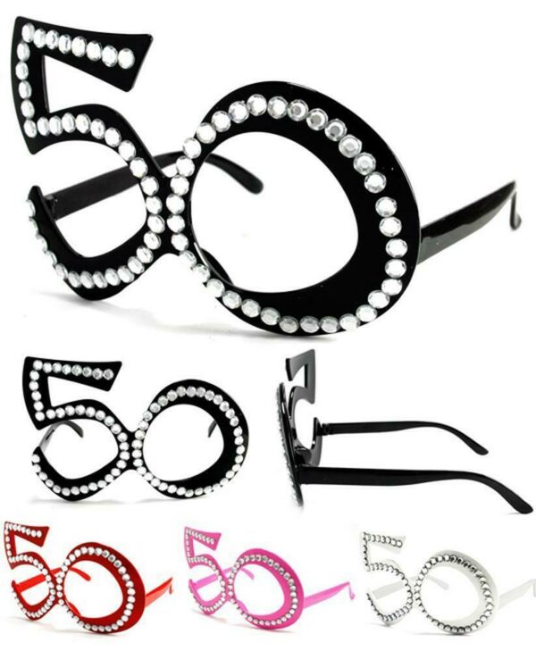 1 pair FIFTY 50'S NOVELTY PARTY GLASSES sunglasses #273 men women eyewear new