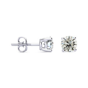 1.5 Carat Diamond Stud Earrings in Platinum (J-K, I1-I2) by SuperJeweler