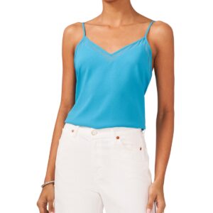 1.state Women's Spaghetti Strap Chiffon-Trim Camisole - Laguna Mist