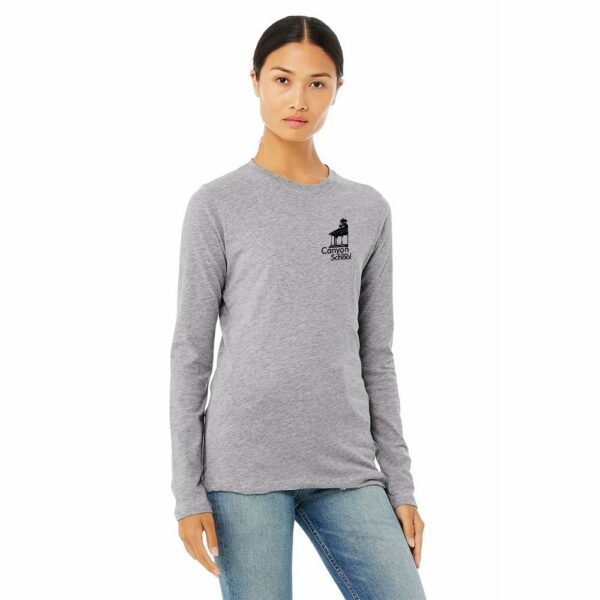 12 BELLA+CANVAS® Women's Jerseys Long-Sleeve T-Shirt - Silkscreened Personalization Available