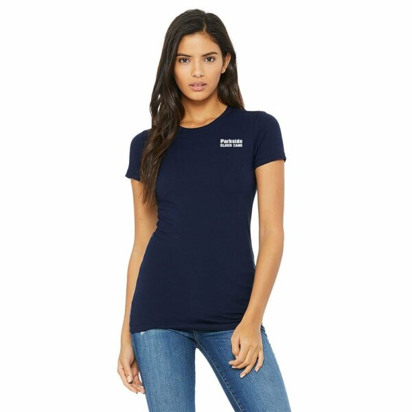 12 BELLA+CANVAS® Women's Slim Jerseys Short-Sleeve T-Shirt - Silkscreened Personalization Available