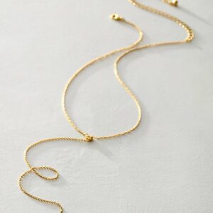 14k Lilly Of The Valley Necklace at Free People in Gold Plated