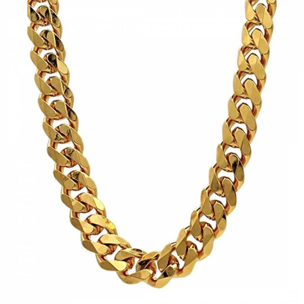 18K Gold Plated Cable Necklace