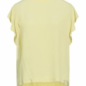 19.70 Nineteen Seventy Woman T-shirt Light yellow Size XS Lyocell, Cotton