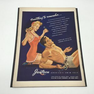 1940S Jantzen Swimsuit "Something To Remember" Magazine Advertisement