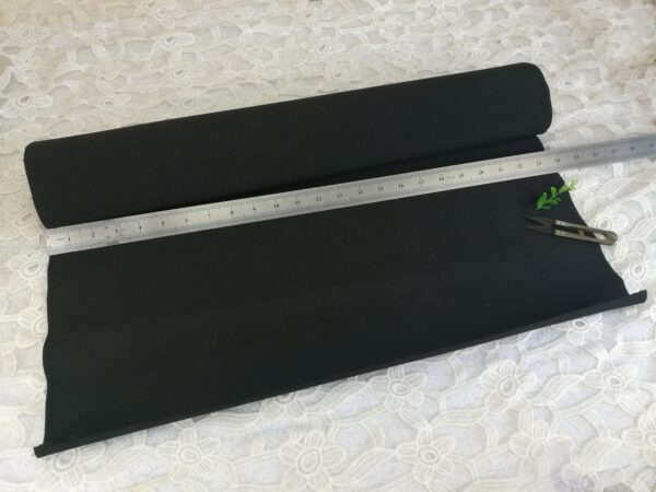 24" | 60cm Wide Black Super Wide Elastic 1 Yard, Bridal Shapewear, Vintage Sewing, Boot, Dhl Ems Delivery