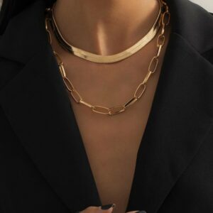 2PCS Simple Chain Necklace