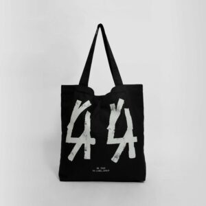 44 LABEL GROUP MAN BLACK TOTE BAGS