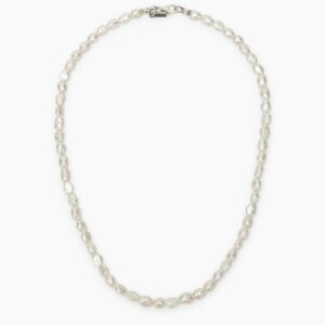 925 silver baroque pearl necklace