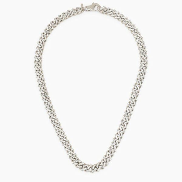 925 silver chain necklace with crystals