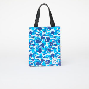 A BATHING APE Abc Camo Tote Bag Blue Universal