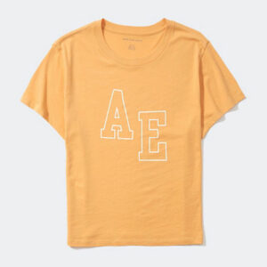 AE Graphic T-Shirt Women's Orange XXS