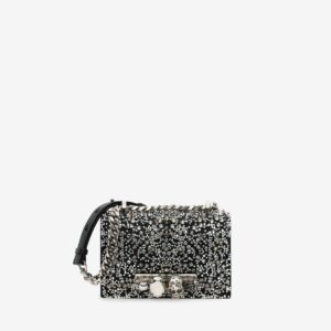 ALEXANDER MCQUEEN - Crystal-embellished Mini Jewelled Satchel - Item 653134D78ED1000