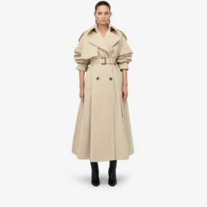 ALEXANDER MCQUEEN - Military Trench Coat - Item 780878QFAAS2019