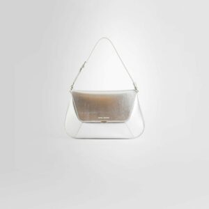 AMINA MUADDI WOMAN SILVER SHOULDER BAGS