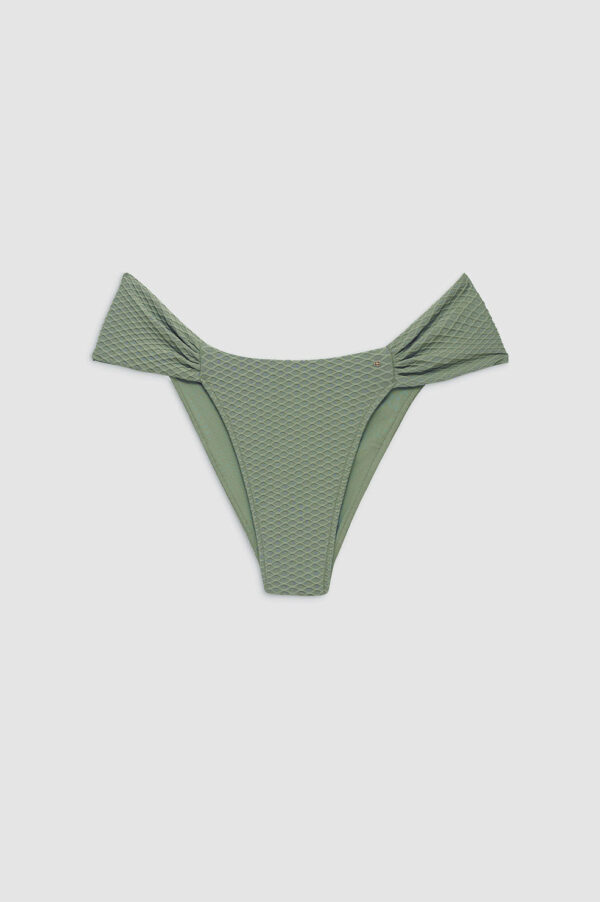 ANINE BING Naya Bikini Bottom in Artichoke