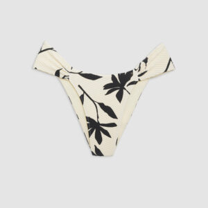 ANINE BING Naya Bikini Bottom in Ivory Daisy Print